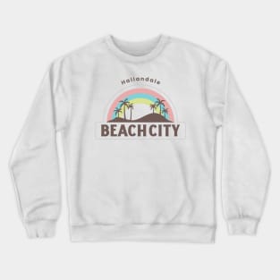 Hallandale Beach City Crewneck Sweatshirt